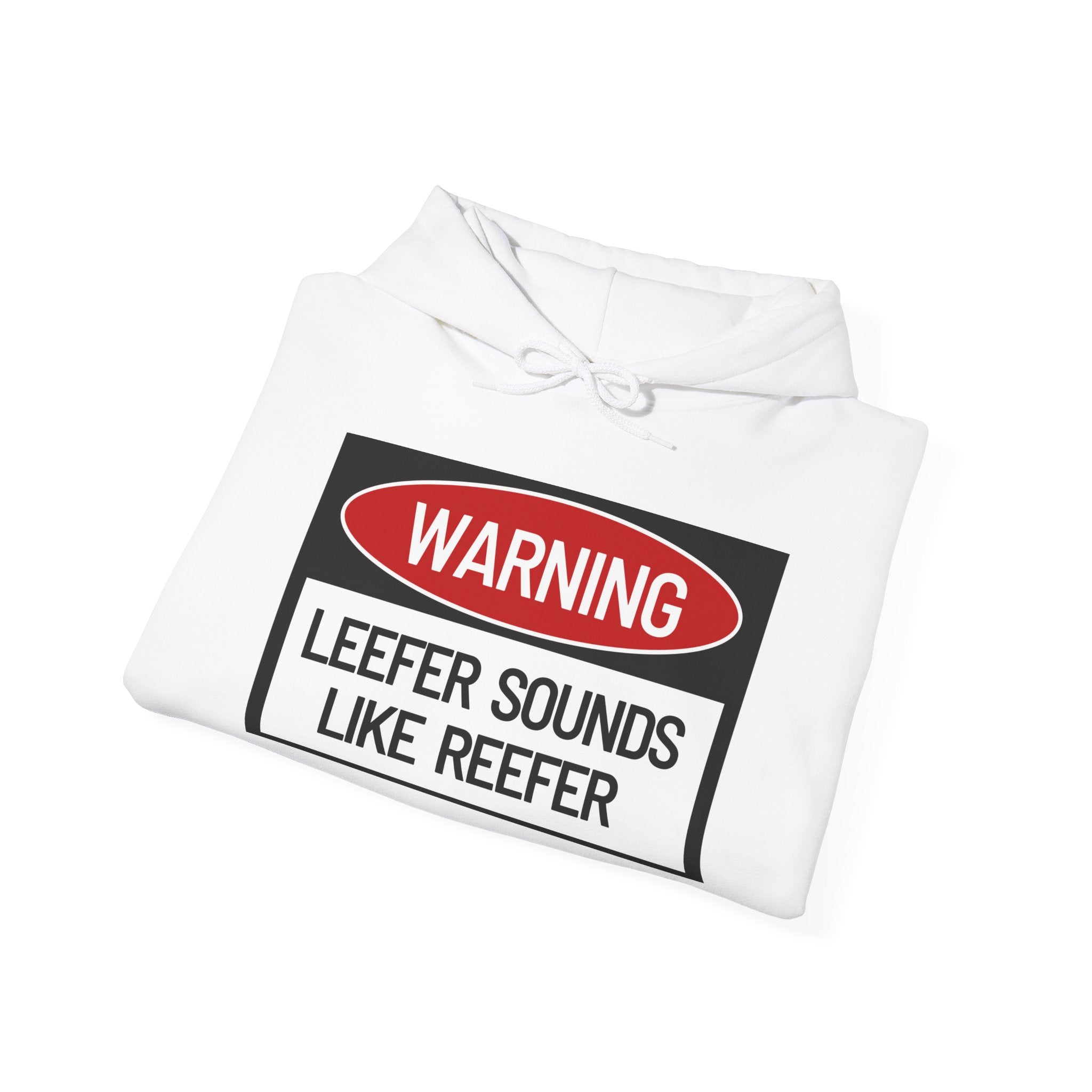 Hoodie, Leefer Warning Label