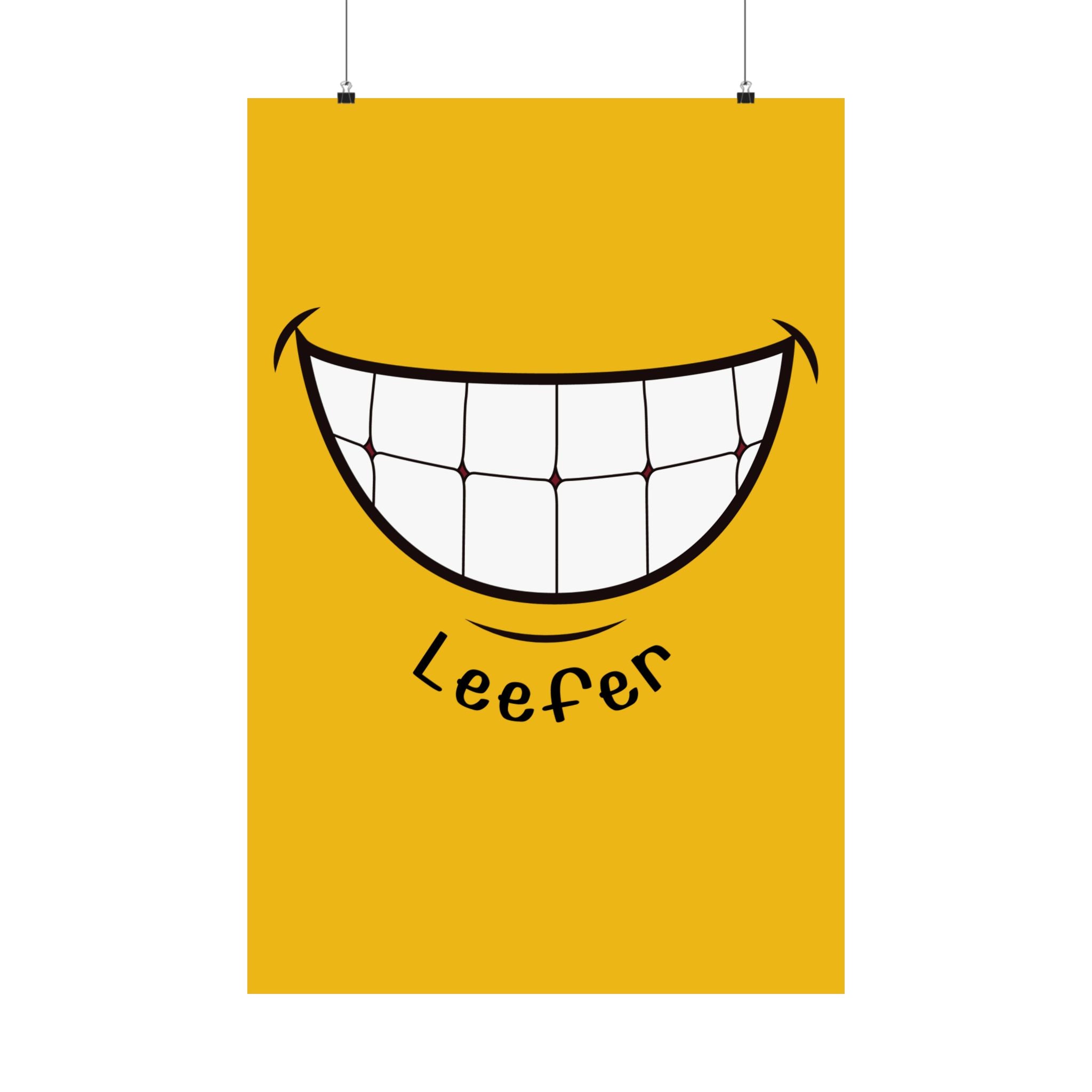 Art, Leefer Vertical Smile Poster