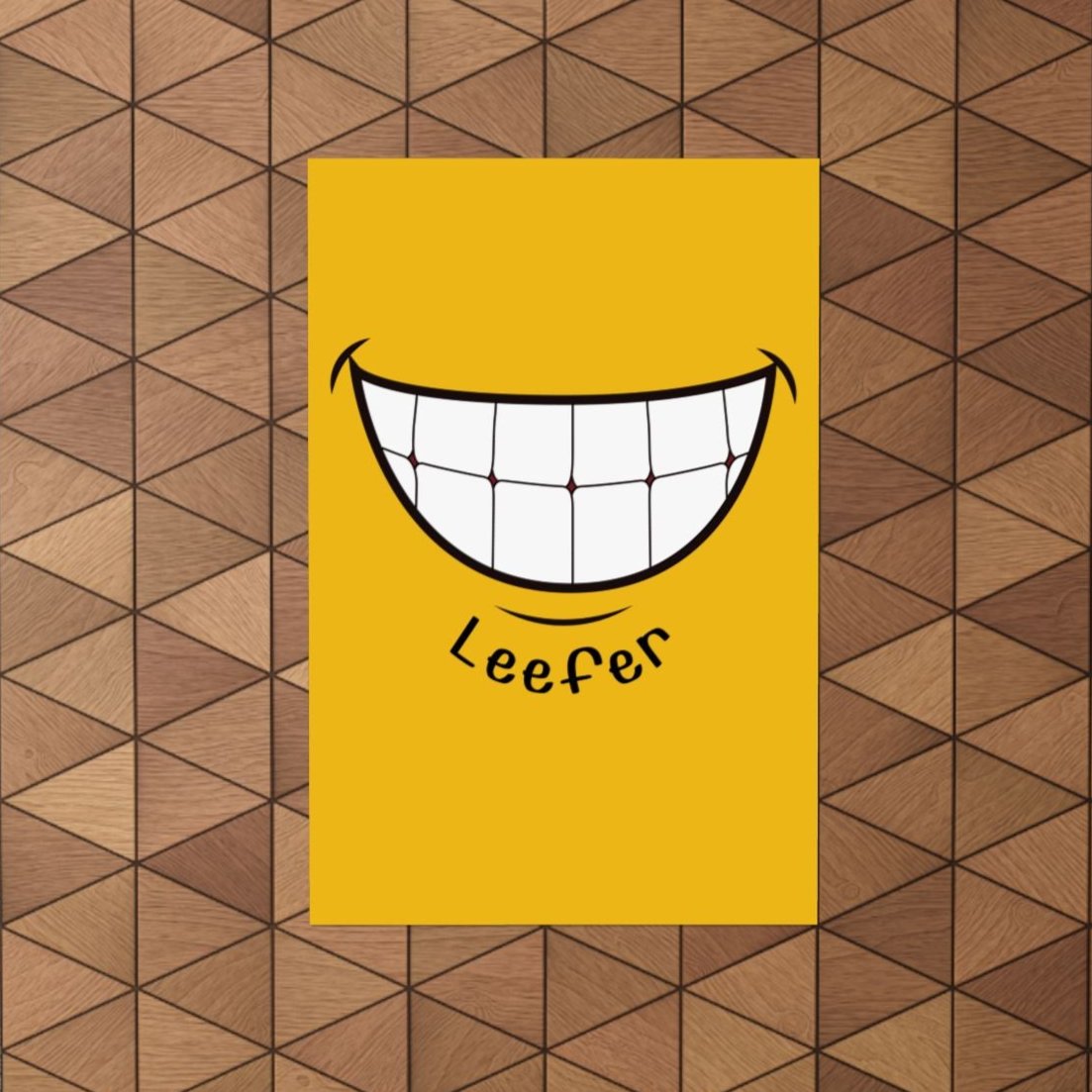 Art, Leefer Vertical Smile Poster